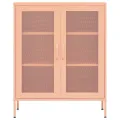 Armoire de rangement Rose 80x35x101,5 cm Acier
