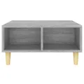 Table basse Sonoma gris 60x60x30 cm Aggloméré