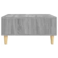 Table basse Sonoma gris 60x60x30 cm Aggloméré