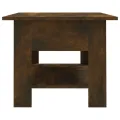 Table basse Chêne fumé 102x55x42 cm Aggloméré