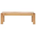 Table basse 110x60x35 cm Bois d'acacia massif et finition miel
