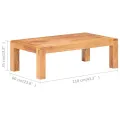 Table basse 110x60x35 cm Bois d'acacia massif et finition miel