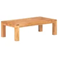Table basse 110x60x35 cm Bois d'acacia massif et finition miel