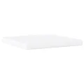 Matelas en mousse blanc 200x200 cm dureté H2 H3