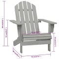Chaise de jardin Bois Gris
