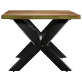 Table à dîner 200x100x75 cm Bois de récupération solide
