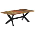 Table à dîner 200x100x75 cm Bois de récupération solide