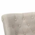 Fauteuil de style France Crème Tissu