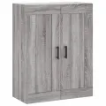 Armoire murale sonoma gris 69,5x34x90 cm bois d'ingénierie