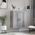 Armoire murale sonoma gris 69,5x34x90 cm bois d'ingénierie