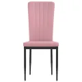 Chaises à manger lot de 2 Rose Velours