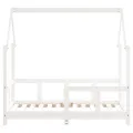 Cadre de lit pour enfant blanc 70x140 cm bois de pin massif
