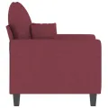 Fauteuil Rouge bordeaux 60 cm Tissu