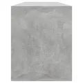Meuble TV Gris béton 130x35x50 cm Bois d'ingénierie