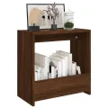 Table d'appoint Chêne marron 50x26x50 cm Bois d'ingénierie