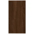 Table d'appoint Chêne marron 50x26x50 cm Bois d'ingénierie
