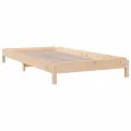 Lit empilable 75x190 cm Bois de pin massif