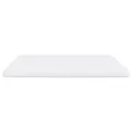 Matelas en mousse blanc 200x200 cm 7 zones dureté 20 ILD