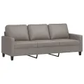 Canapé à 3 places Taupe 180 cm Tissu