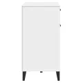 Buffet VIKEN blanc 80x40x80 cm bois massif de pin