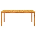 Table à manger de jardin 180x90x75 cm bois massif d'acacia