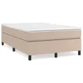 cadre de lit matelas cappuccino 120x190cm similicuir