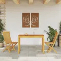 Table à manger de jardin 110x55x75 cm bois massif d'acacia