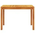 Table à manger de jardin 110x55x75 cm bois massif d'acacia