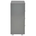 Buffet Gris brillant 60x35x80 cm Aggloméré