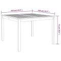 Table à manger de jardin 110x110x75 cm bois d'acacia massif