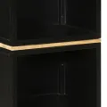 Ensemble de meubles salle de bain 4 pcs fer et bois de manguier