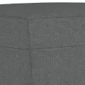 Ensemble de canapés 4 pcs coussins gris foncé tissu