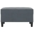 Repose-pied Gris foncé 70x55x41 cm Velours