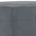 Ensemble de canapés 3 pcs avec coussins gris foncé velours