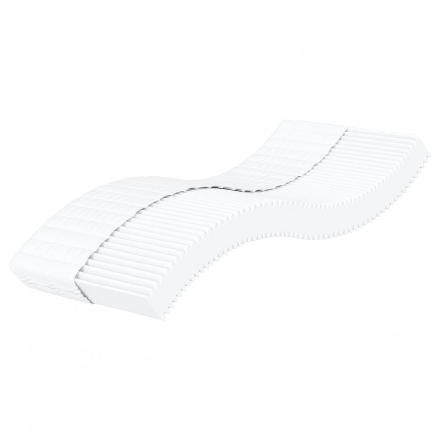 Matelas en mousse blanc 90x190 cm dureté H2 H3