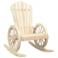 Chaises à bascule Adirondack 2 pcs bois de sapin massif