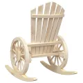 Chaises à bascule Adirondack 2 pcs bois de sapin massif