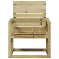Chaise de jardin 57,5x63x76 cm bois de pin imprégné