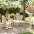 Chaises de jardin Adirondack 4 pcs bois de sapin massif