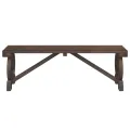 Bancs de jardin 2 pcs bois de sapin massif