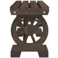 Bancs de jardin 2 pcs bois de sapin massif