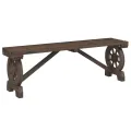 Bancs de jardin 2 pcs bois de sapin massif