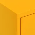 Armoire de rangement Jaune moutarde 80x35x101,5 cm Acier