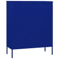 Armoire de rangement Bleu marine 80x35x101,5 cm Acier