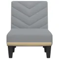 Chaise longue gris clair tissu