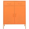 Armoire de rangement Orange 80x35x101,5 cm Acier