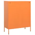 Armoire de rangement Orange 80x35x101,5 cm Acier