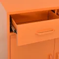 Armoire de rangement Orange 80x35x101,5 cm Acier