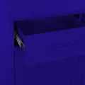 Armoire de rangement Bleu marine 80x35x101,5 cm Acier