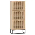 Armoire à chaussures 52x25x120 cm bois d'ingénierie